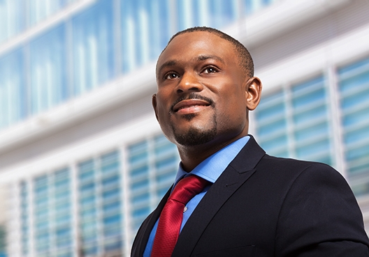 man smiling
